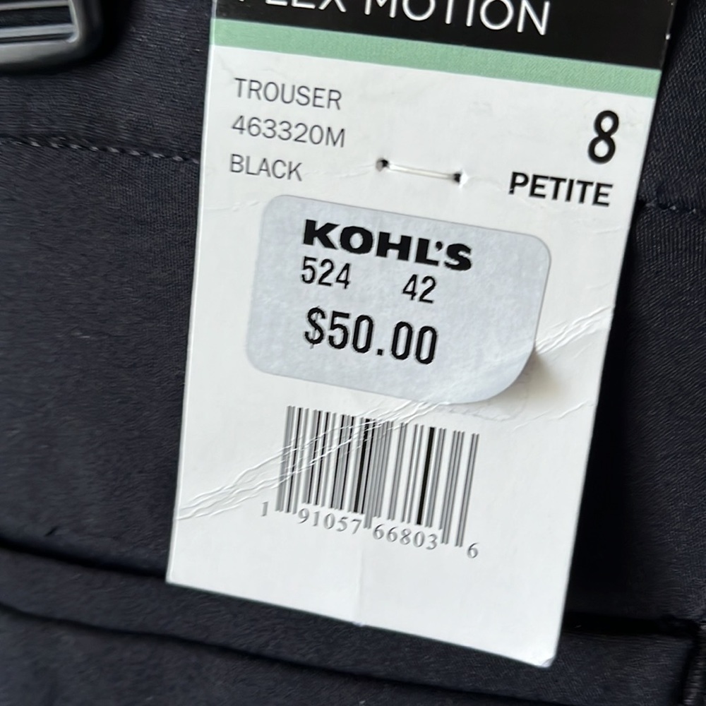 Lee Flex Motion Black Pants Bootcut - Picture 9 of 9